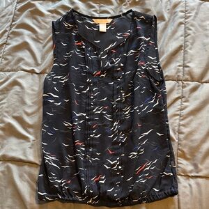 Sheer Black Sleeveless Top